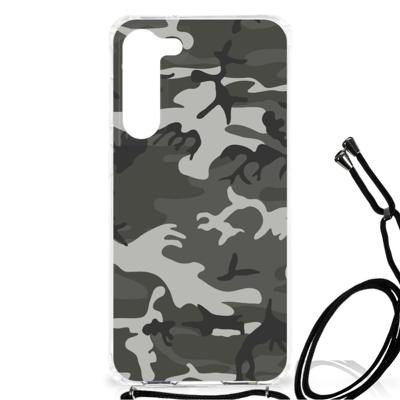 Samsung Galaxy S23 Plus Doorzichtige Silicone Hoesje Army Light Samsung Galaxy S23 Plus Doorzichtige Silicone Hoesje Army Light