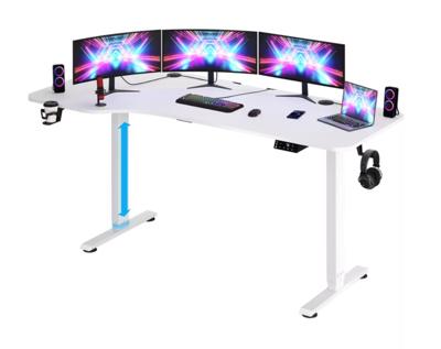 Zit Sta Bureau In hoogte verstelbaar - Wit 160x75x73-118cm