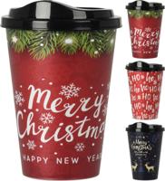 Coffee Cup Pp 500Ml 3ass Xmas - Nampook