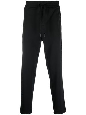 Moncler pantalon de jogging clouté à lien de resserrage - Noir