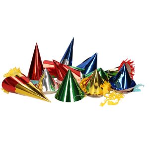 Pakket van 120x stuks papieren feesthoedje voor kids
