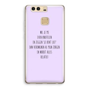 Relatief: Huawei P9 Transparant Hoesje