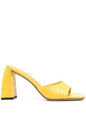 BY FAR mules Romy 95 mm - Jaune