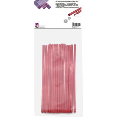 TRU COMPONENTS T1902CA029 Krimpkous assortiment Rood 3 mm 1 mm Krimpverhouding:3:1 15 stuk(s)