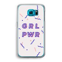 GRL PWR: Samsung Galaxy S6 Transparant Hoesje