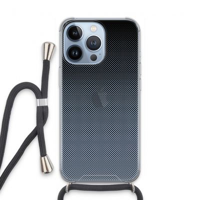 Musketon Halftone: iPhone 13 Pro Transparant Hoesje met koord