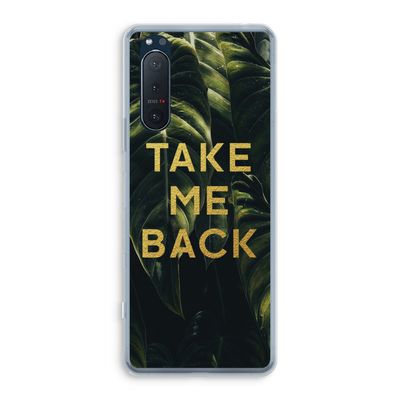 Take me back: Sony Xperia 5 II Transparant Hoesje