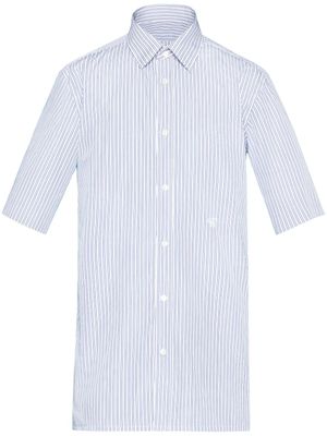 Maison Margiela chemise C à rayures - Blanc