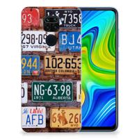 Xiaomi Redmi Note9 | Siliconen hoesje | met foto Kentekenplaten