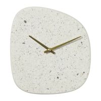 Wandklok Terrazzo - organisch - 22.5x20.5x4 cm