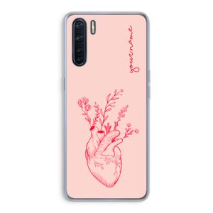 Blooming Heart: Oppo A91 Transparant Hoesje