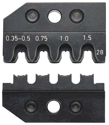 Knipex Krimpprofiel | Voor Stekkers uit de AMP Superseal 1.5-Serie van Tyco Electronics - 97 49 28