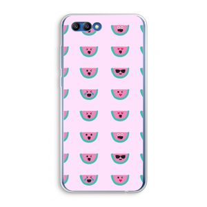 Smiley watermeloenprint: Honor 10 Transparant Hoesje