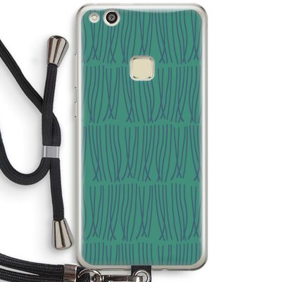 Swirls: Huawei Ascend P10 Lite Transparant Hoesje met koord