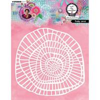 Studio Light • art by marlene mask funky spiral