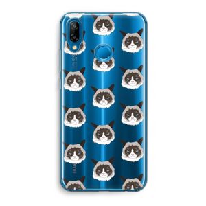 It's a Purrr Case: Huawei P20 Lite Transparant Hoesje