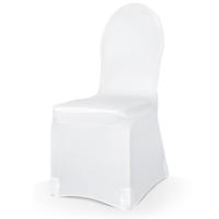 Universele witte elastische stoelhoes - 50 x 105 cm - Bruiloft stoel versiering Universele witte elastische stoelhoes - 50 x 105 cm - Bruiloft stoel versiering