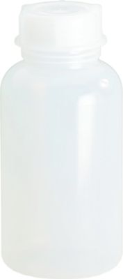 Hunersdorff Fles met wijde hals | totale hoogte 205 mm totaal d. 95 mm | polyethyleen (LDPE) natuurlijke kleuren | vulopening d. 50 mm | inhoud 1.000