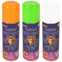 Haarverf/haarspray - groen/wit/oranje - 3x 125 ml - Ierland - St. Patricks Day