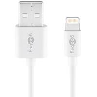 Goobay USB-lightning laadkabel 1m wit - 9550380 Goobay USB-lightning laadkabel 1m wit - 9550380