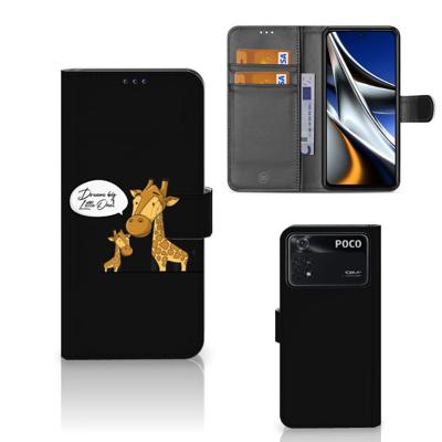Xiaomi Poco X4 Pro 5G Leuk Hoesje Giraffe Xiaomi Poco X4 Pro 5G Leuk Hoesje Giraffe