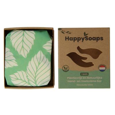 Happysoaps Hand & voetcreme bar absolute mint