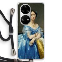 Eleonore: Huawei P50 Pro Transparant Hoesje met koord