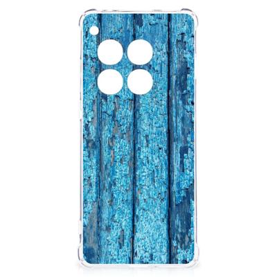 OnePlus 12 Stevig Telefoonhoesje Wood Blue OnePlus 12 Stevig Telefoonhoesje Wood Blue