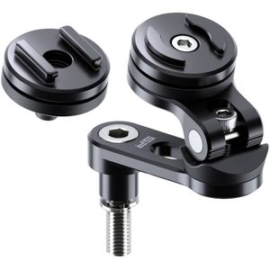 SP CONNECT Bar Clamp Mount Pro, Universele bevestigingen voor op de motorfiets, Zwart