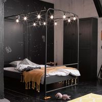 vtwonen Hemelbed Bunk - Zwart