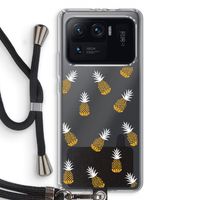 Ananasjes: Xiaomi Mi 11 Ultra Transparant Hoesje met koord