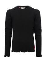 LOOXS Little winter rib top meisjes - grijs
