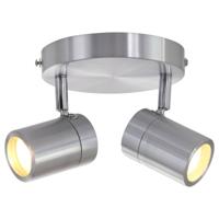 Steinhauer Dubbele badkamerspotUpround LED - 2487ST