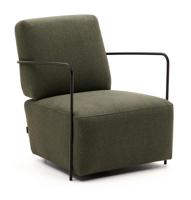 Kave Home Fauteuil 'Gamer' Stof, kleur Donkergroen