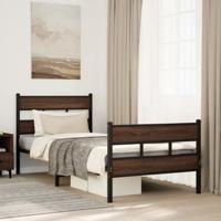 Bedframe met hoofdbord en voetbord zonder matras 80x200 cm