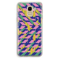 Skew Blush 1: Samsung Galaxy J6 (2018) Transparant Hoesje