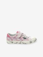 Sneakers voor meisjes Gody Gold KICKERS® roze meerkleurige stippen