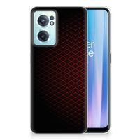 OnePlus Nord CE 2 5G TPU bumper Geruit Rood