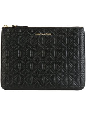 Comme Des Garçons Wallet porte-monnaie "Classic Embossed" - Noir