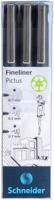 3 Fineliners Schneider Pictus zwart 3 Fineliners Schneider Pictus zwart