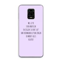Relatief: Xiaomi Redmi Note 9 Pro Transparant Hoesje