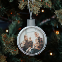 Kerstbal met foto