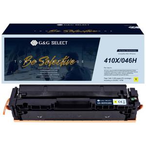 G&G Toner vervangt HP, Canon 410X, 046H Compatibel Geel CF412X/Cartridge 046H Yellow GS-HCF412X(U)