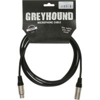 Klotz GRG1FM00.5 Greyhound XLR microfoonkabel met metalen connectoren 0.5m - thumbnail