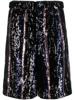 Plan C short à sequins brodés - Bleu Plan C short à sequins brodés - Bleu