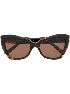 Balenciaga Eyewear lunettes de soleil teintées à monture papillon - Marron