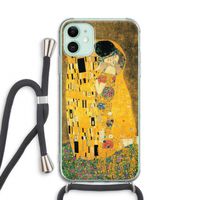 Der Kuss: iPhone 11 Transparant Hoesje met koord