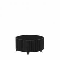Zwarte Grote Ronde Plantenbak - Ø70/35 CM