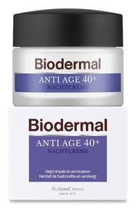 Biodermal Nachtcreme anti-age 40+