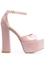 Stuart Weitzman sandales Skyhigh 145 mm à plateforme - Rose